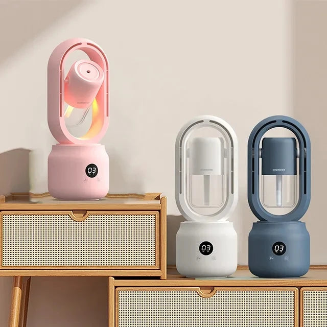 Mini Bladeless Air Cooler Fan with Humidification [slime version]
